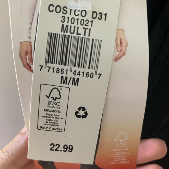 BLACK THICK LINED PANTS - Picture 6 of 6